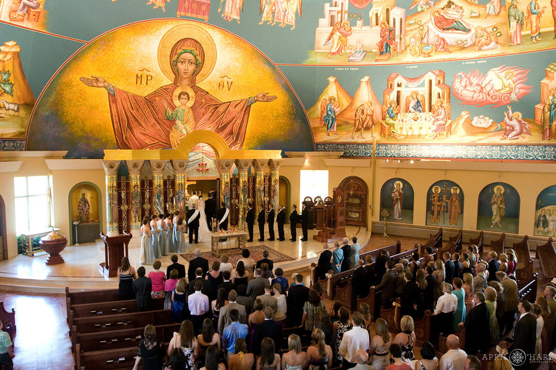 Greek Orthodox Church Wedding in Glendale Colorado