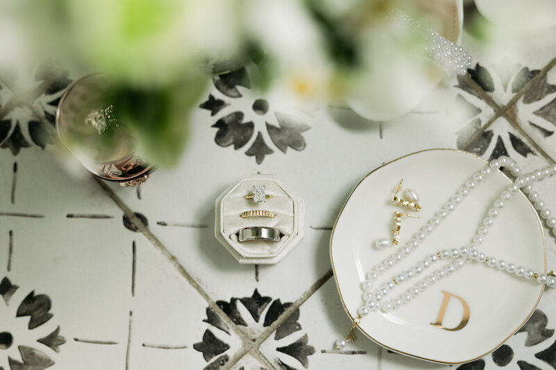 Wedding details, flat lat, wedding rings