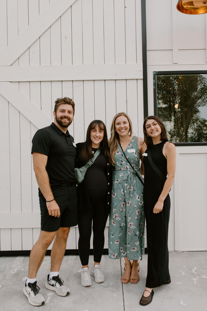 The Shelby Donald and Company team at White Barn Weddings in Emmett, Idaho captured by Kaylin Noelle Photography