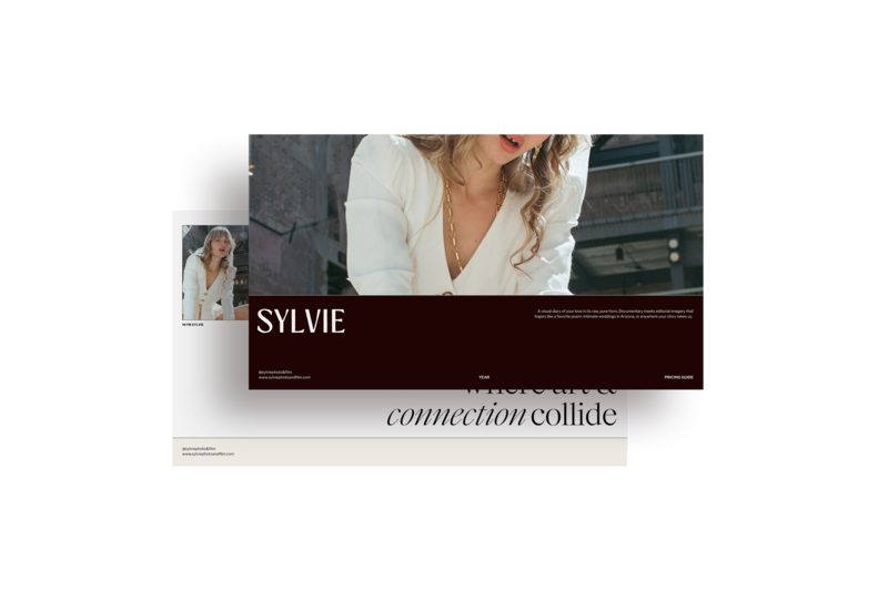 Sylvie pricing guide mockup