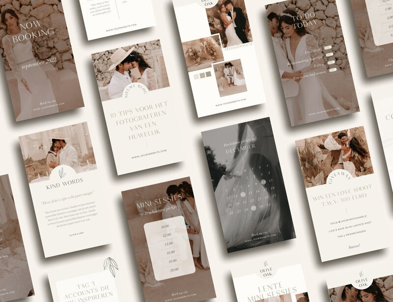 Elegante Instagram templates voor fotografen Olive Oak 15
