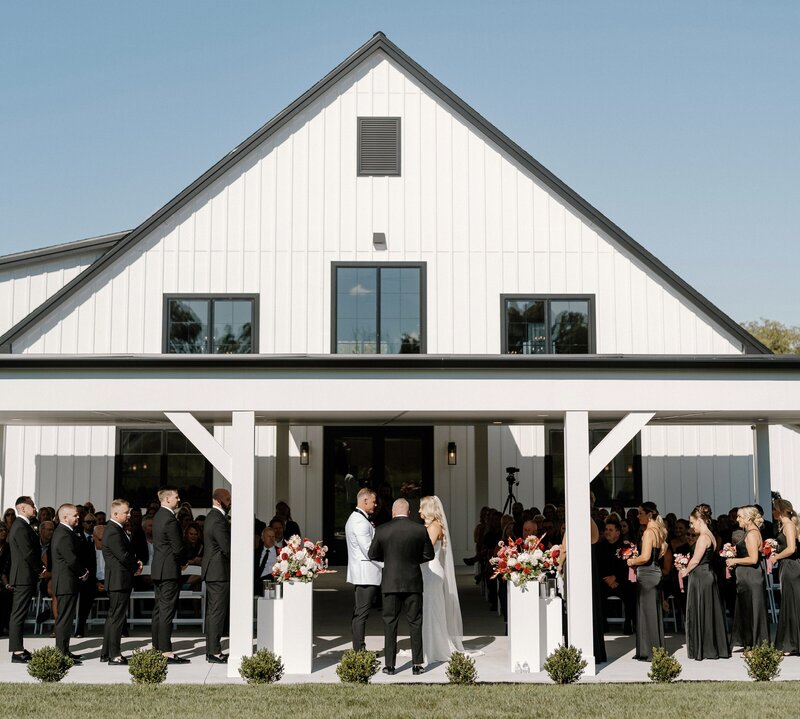 Hazelwood Weddings covered ceremony venue