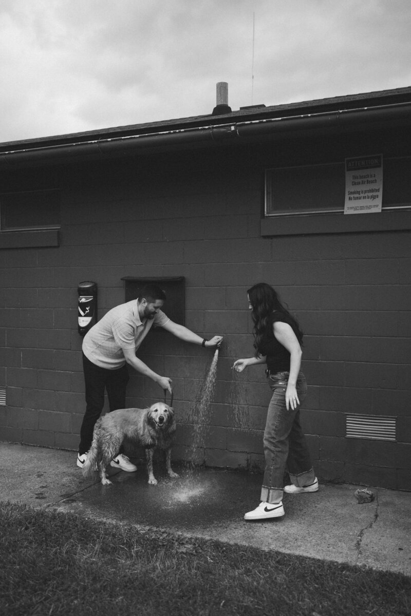 Pittsburgh family photographer lifestyle family photography Pennsylvania documentary family session outdoor family portraits with dogs.