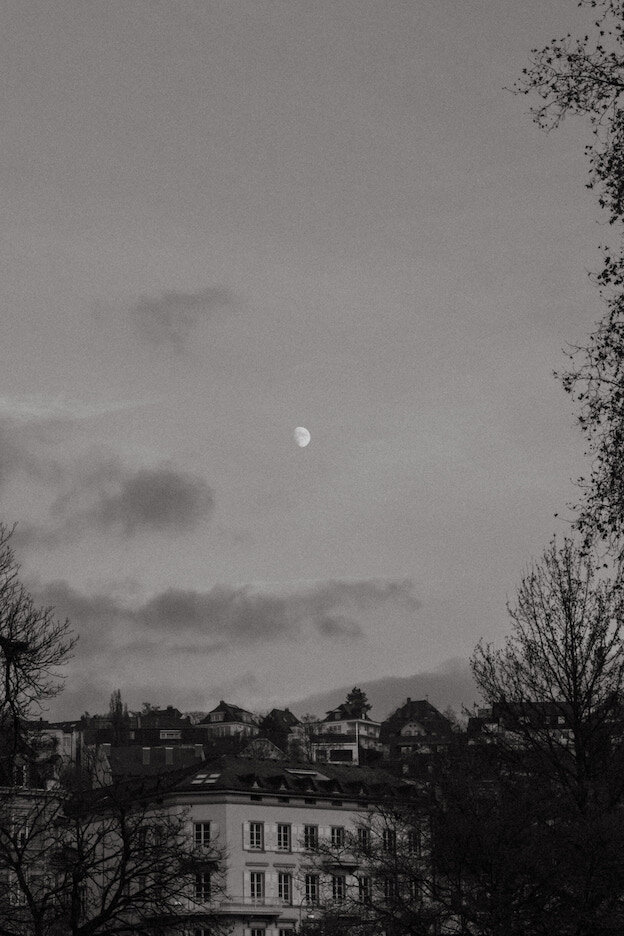 Mond über Baden-Baden nach der Trauung