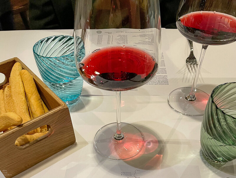 Wine at Locanda 4 Cuochi in Verona, Italy