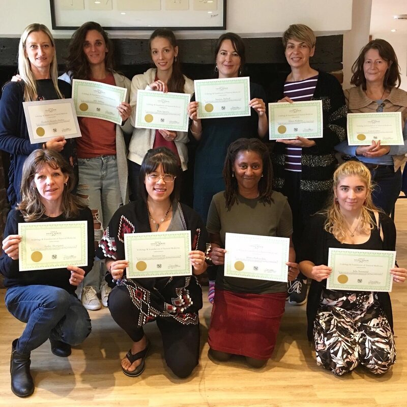Students receive their certificates after an Immersion Training 2019