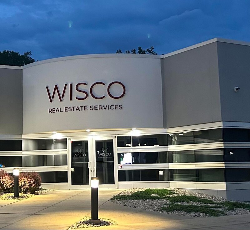 Front door of Wisco Real Estate Services office