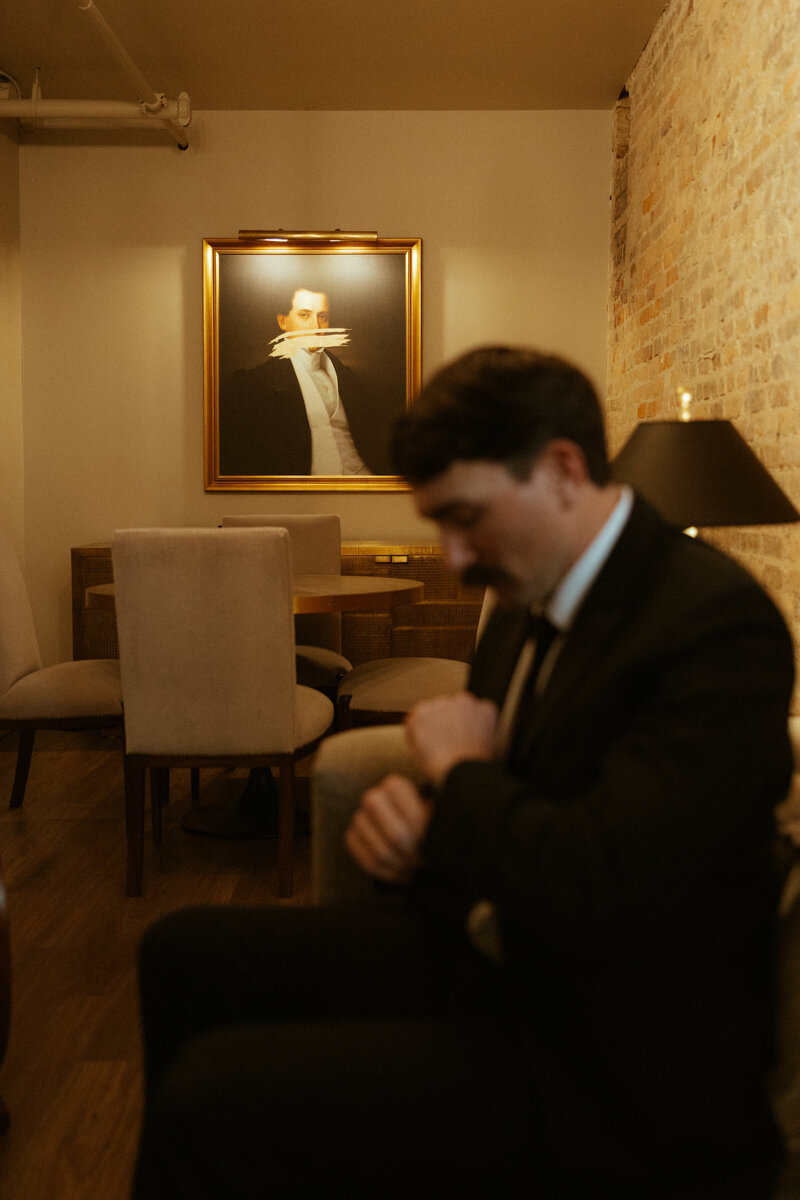 groom getting ready