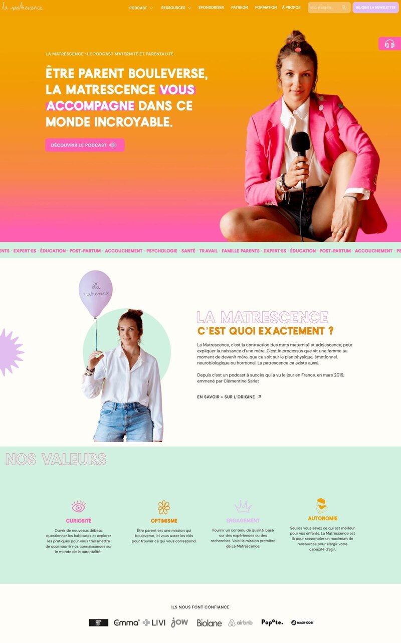 Template showit pour entrepreneur
