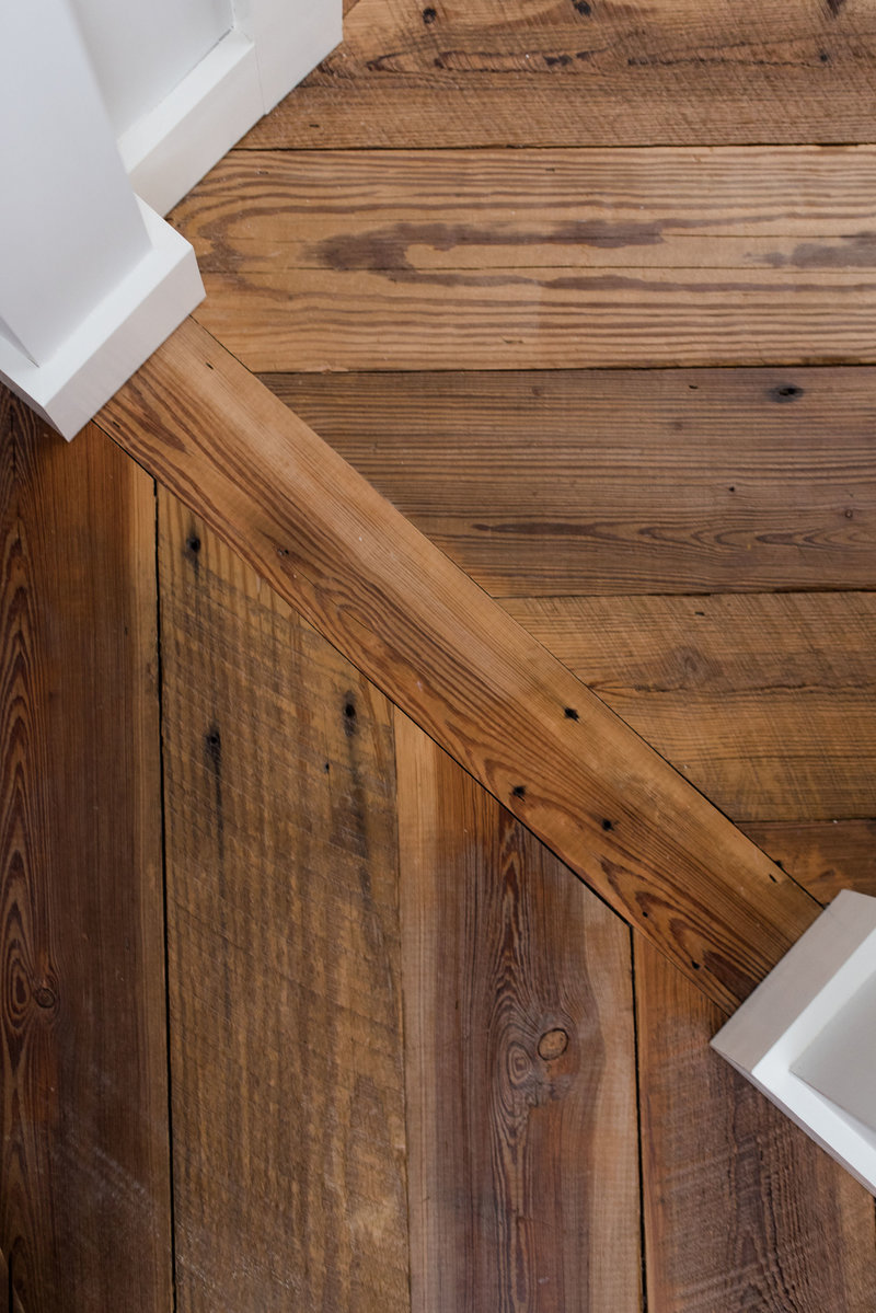 Custom Refurbished Barn Wood Flooring Home Remodel Details