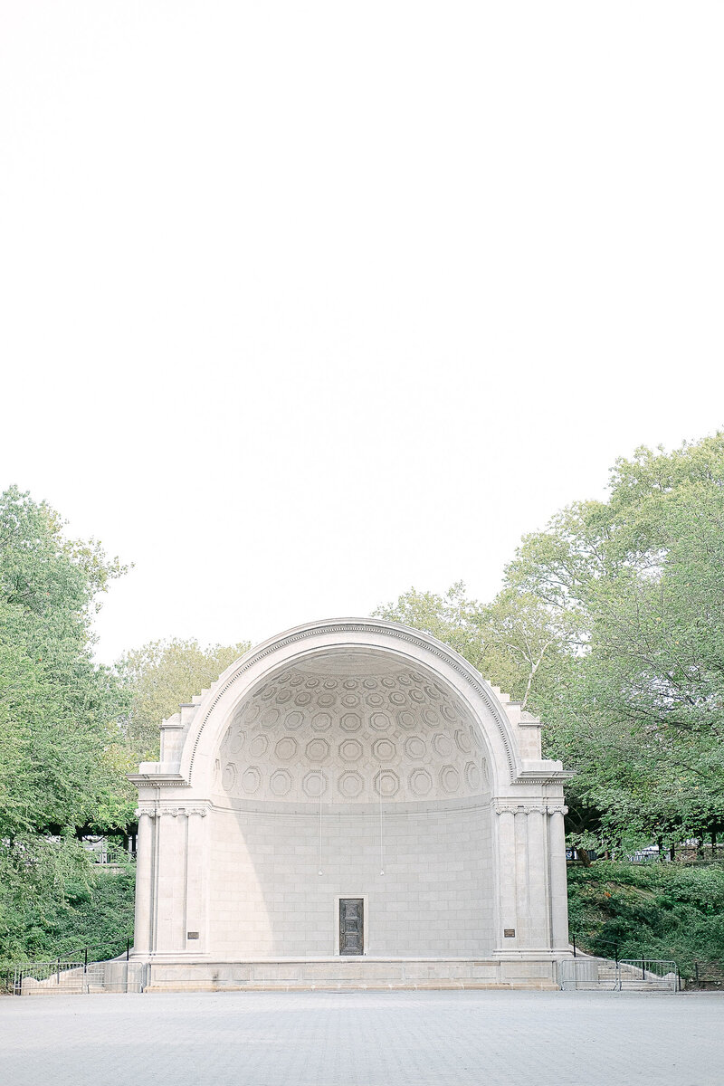Naumburg Bandshell in central park NYC