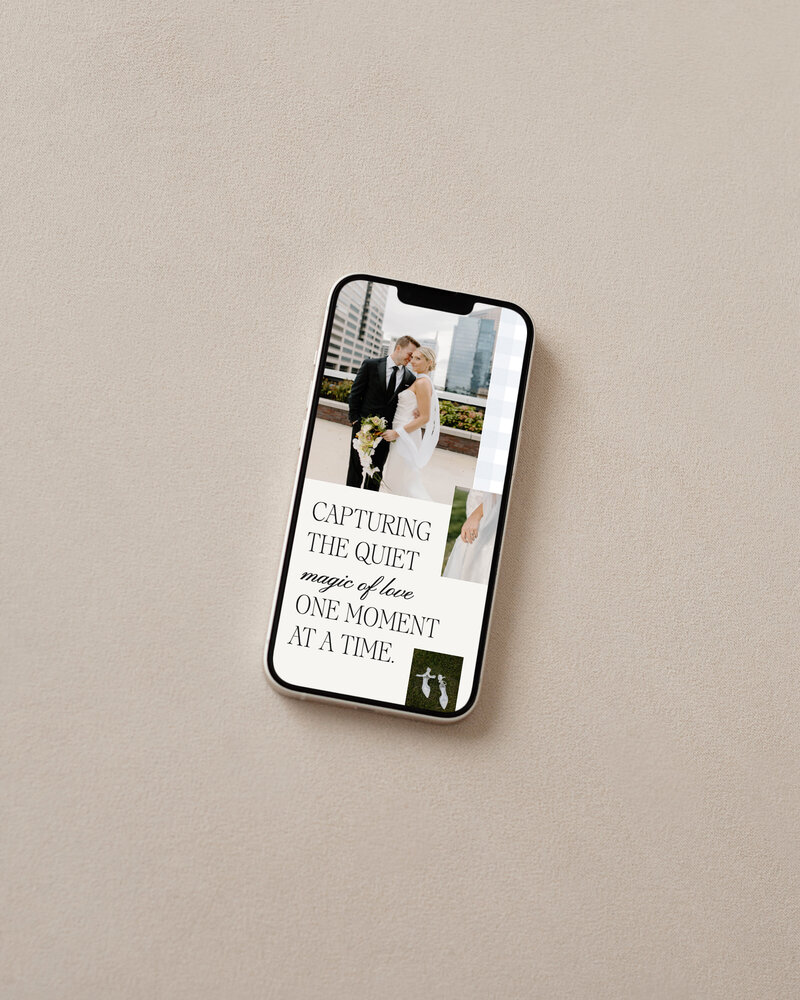 Elegant minimalist business cards with cursive logo design