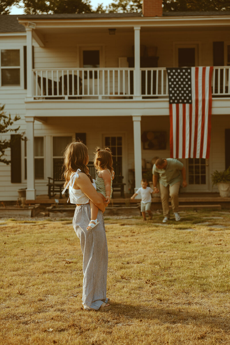 Lifestyle family session at a location that feels like home in Abilene, TX
