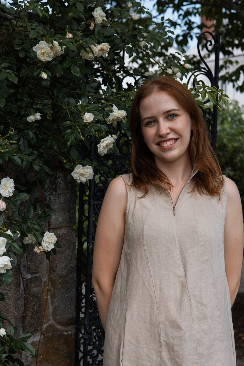 Portrait of photographer and writer Felicie Jungels