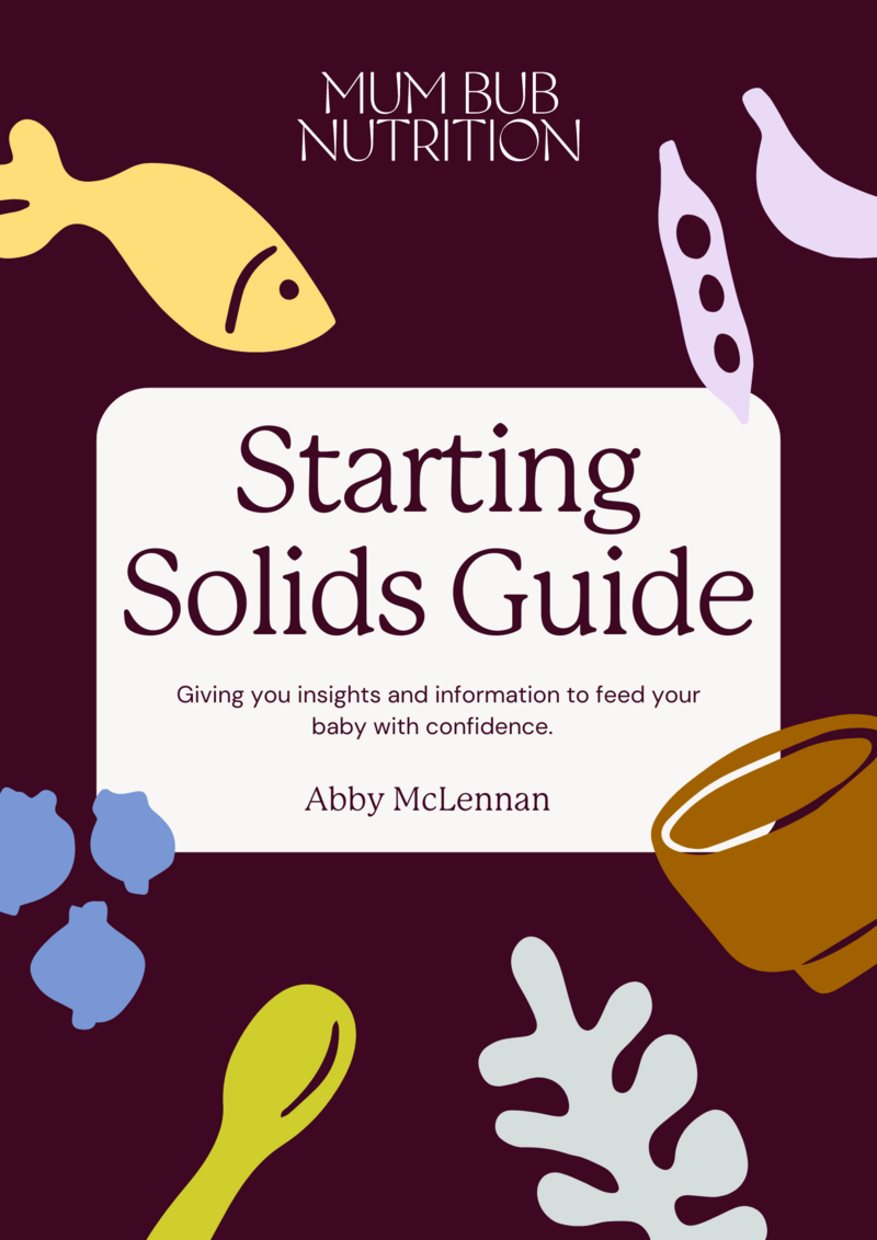 Starting Solids guide front cover 