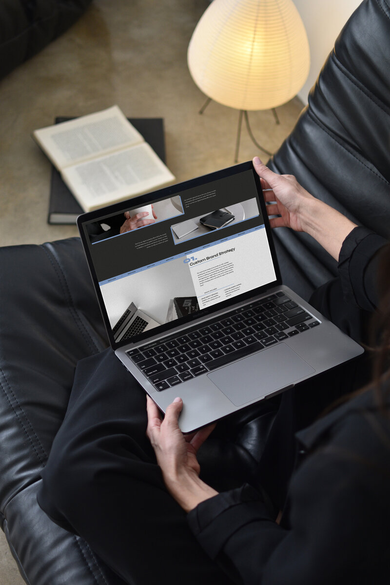 Showit website design for commercial construction company
