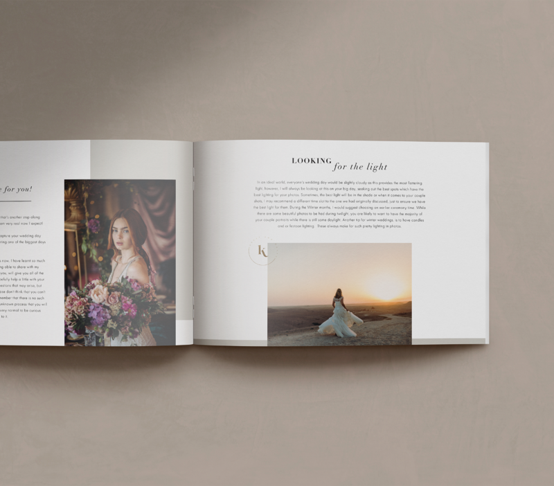 A beautiful book with elegant images and inspiring text