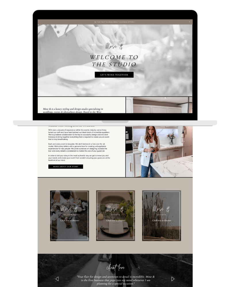 Custom Website Design, Showit Website Templates, Showit Web Design, Showit Web Designer, Best Website Templates | Abbsolute Studio