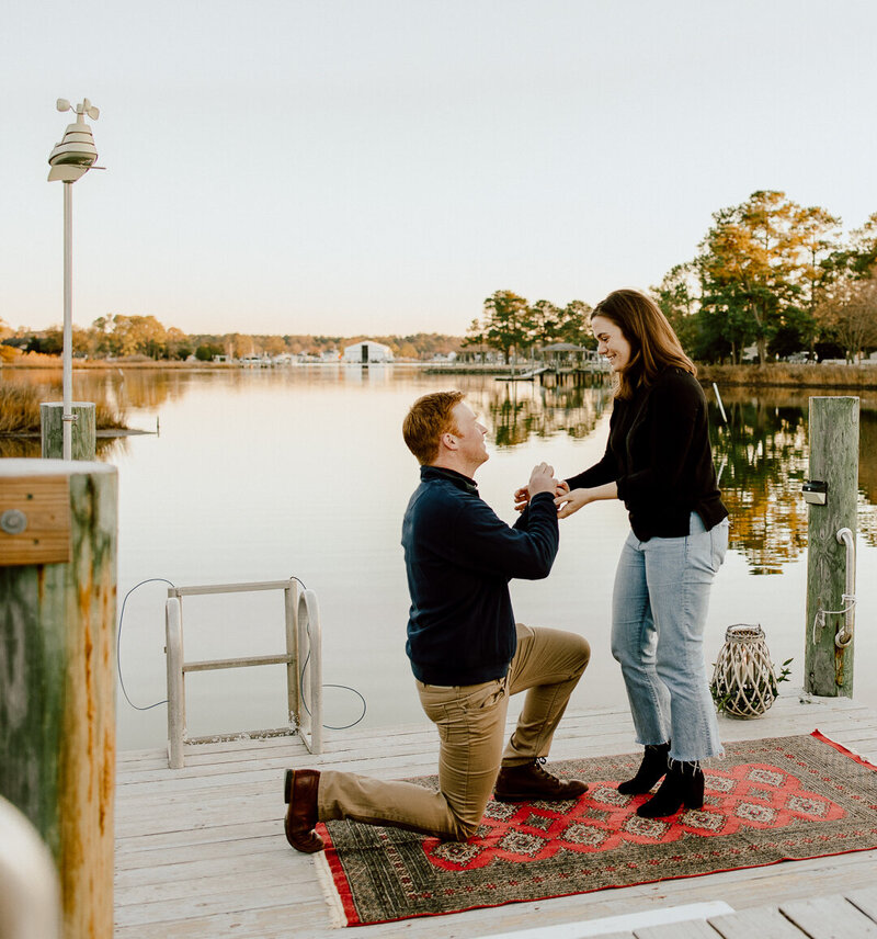 Surprise proposal photoshoot