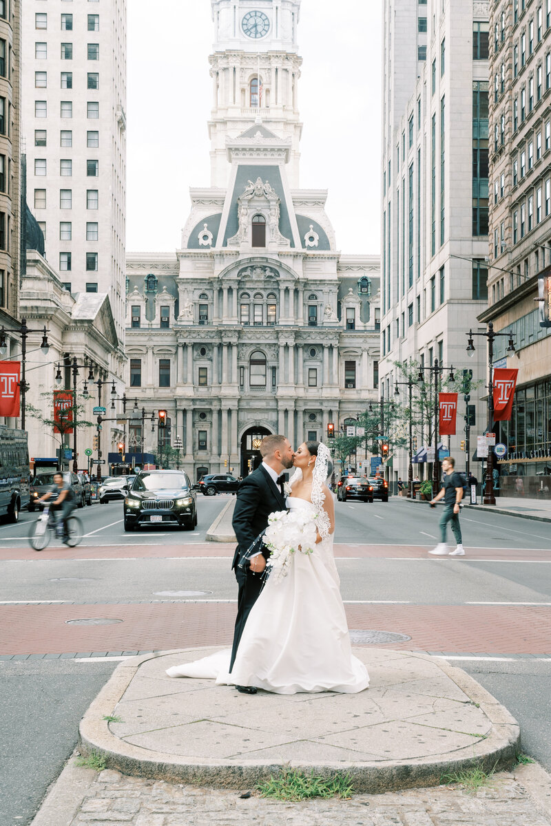 Elegant and epic summer at a Palatial Ballroom with European Ambiance | Ballroom at the Ben | Philadelphia PA | Denise Marie Photography | Editorial Wedding Photographer based in Philadelphia PA