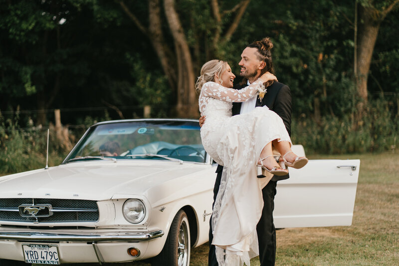 Worcestershire Wedding Photographer at Kent Wedding for golden hour