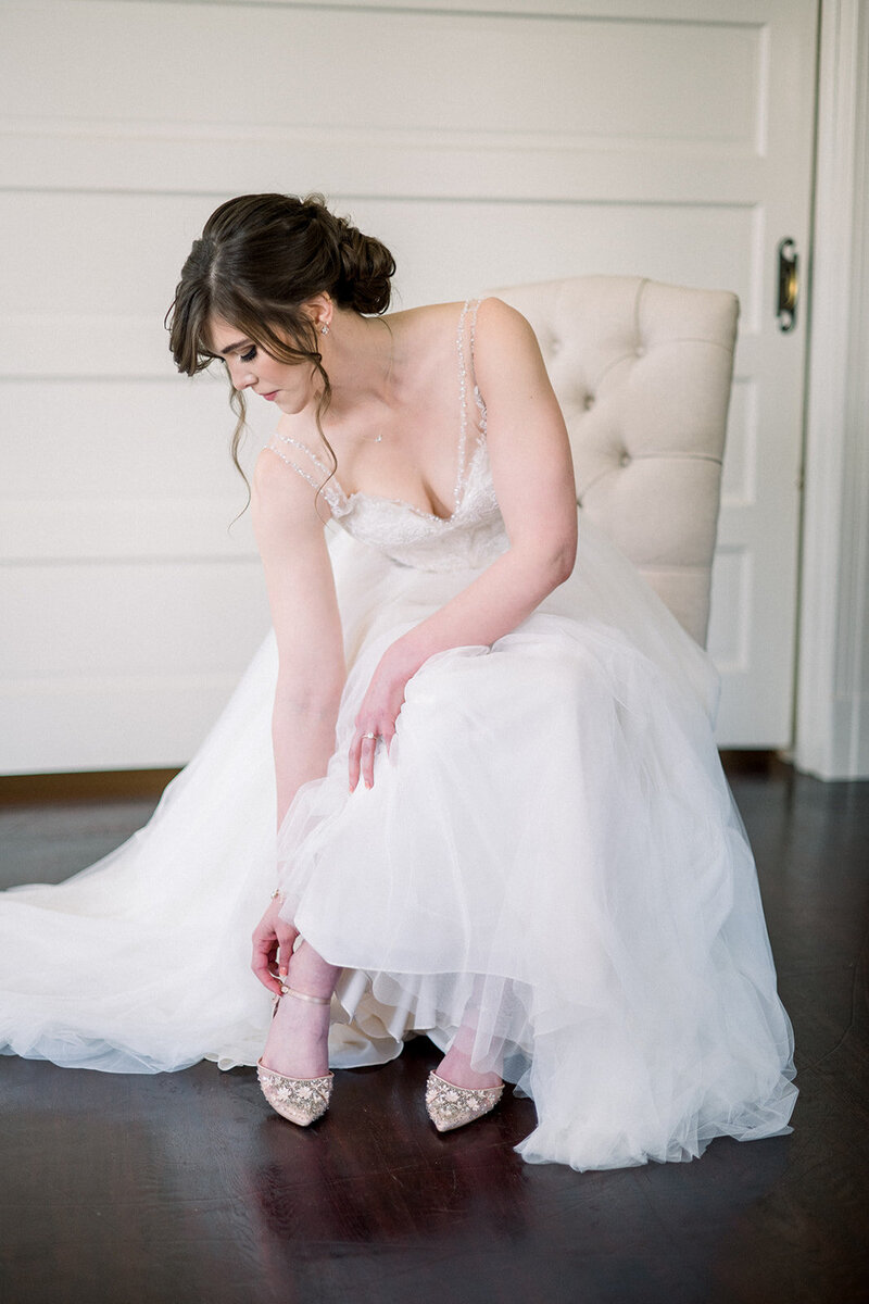 Bride Getting Ready at The Langham Huntington, Pasadena