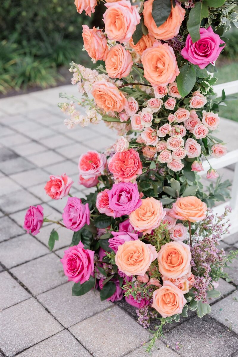 Ceremony site at the country club of Orlando by Orlando wedding photographer