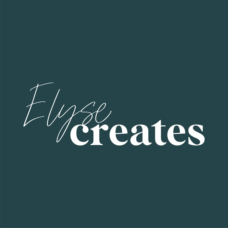 Elyse Creates logo mocks-teal
