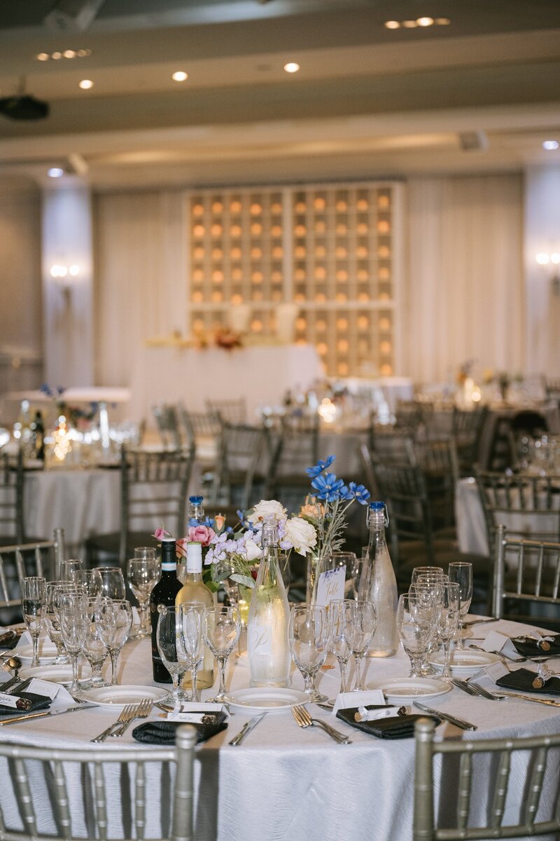 Wedding reception space