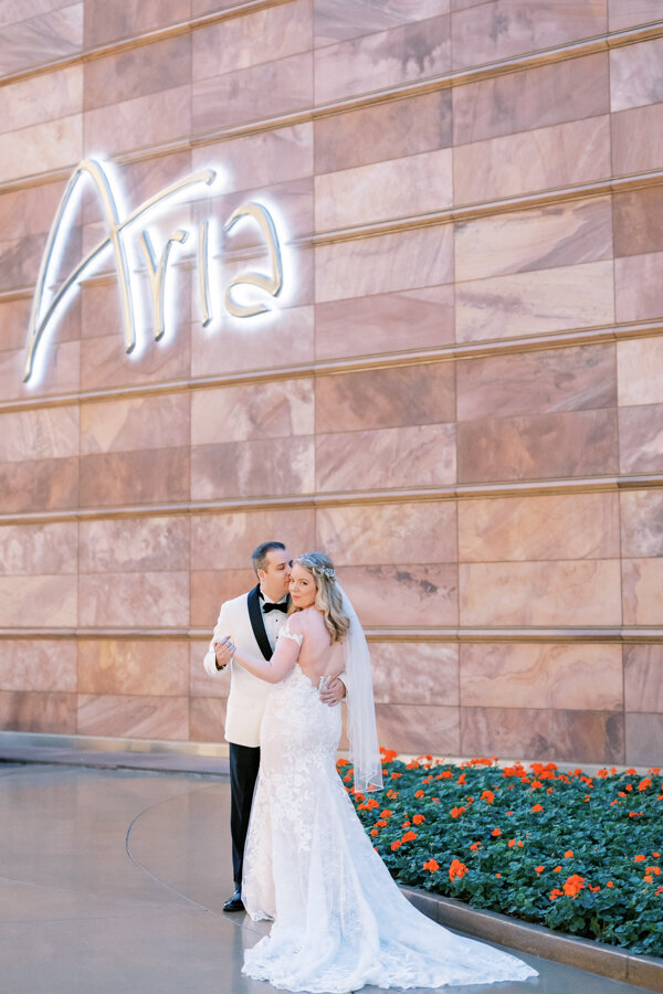 Romantic Aria Las Vegas Casino Couple