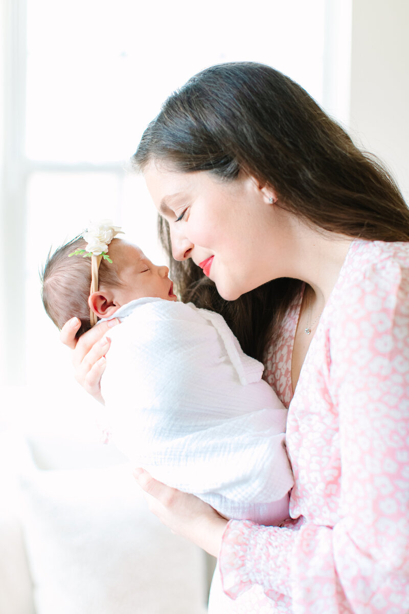 In home kent island maryland newborn session