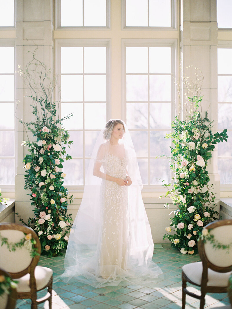 bride . bridal bouquet  details at bush and pink floral themed wedding | Vella Nest Floral Design