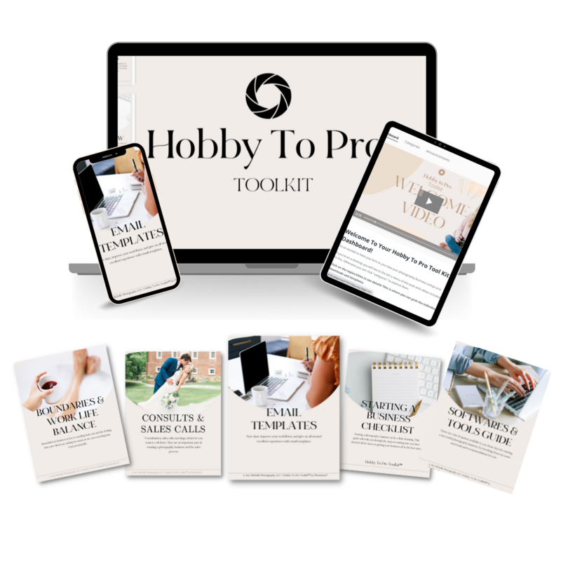 Hobby to pro toolkit product mock up