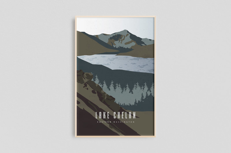 Framed (Smaller) - Lake Chelan