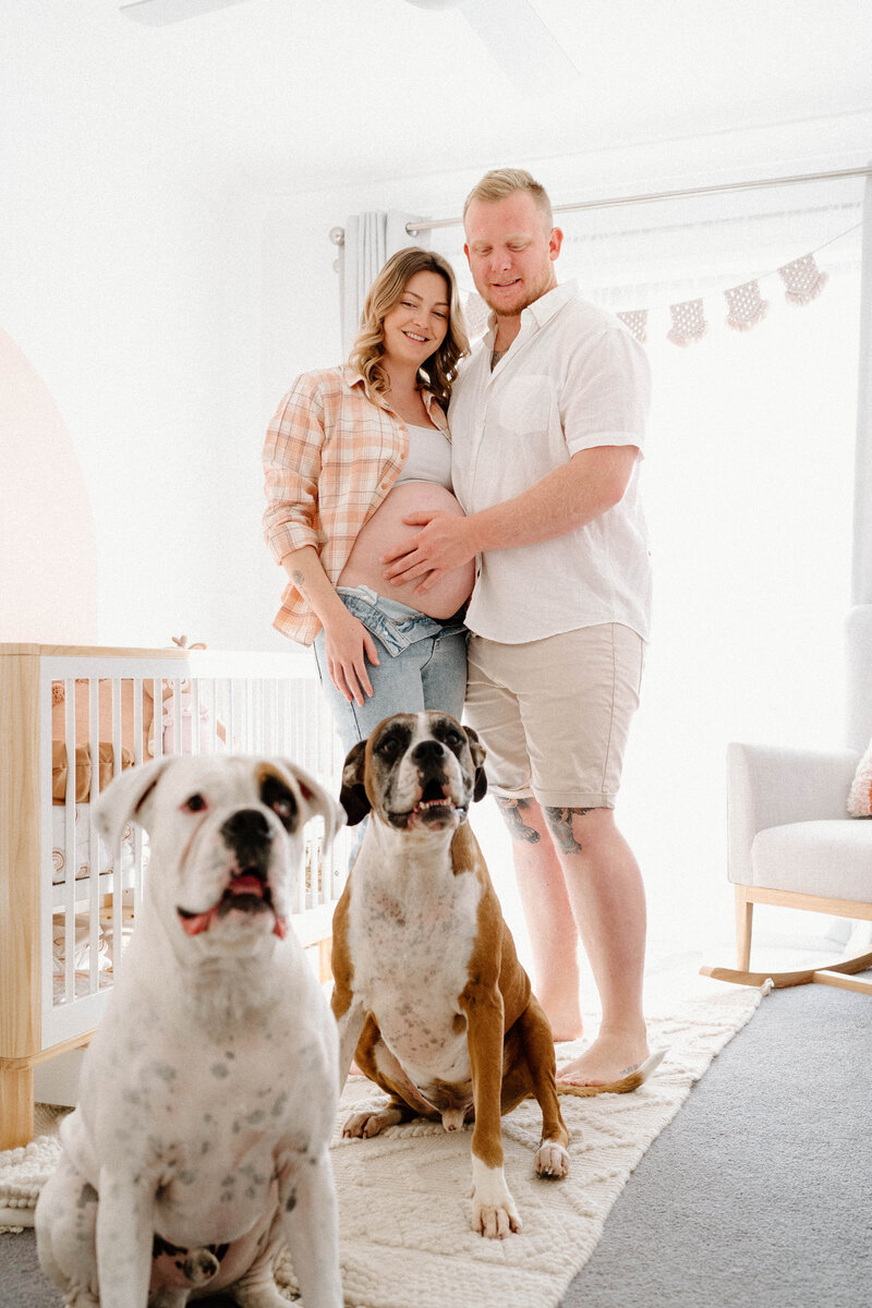 Bec and Jack - Home Maternity Shoot - Sweet Valencia Photography-36