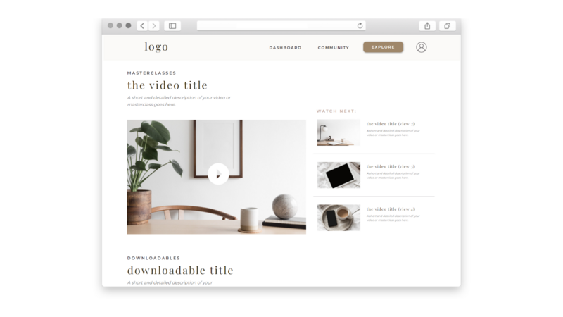membership site template membership site template