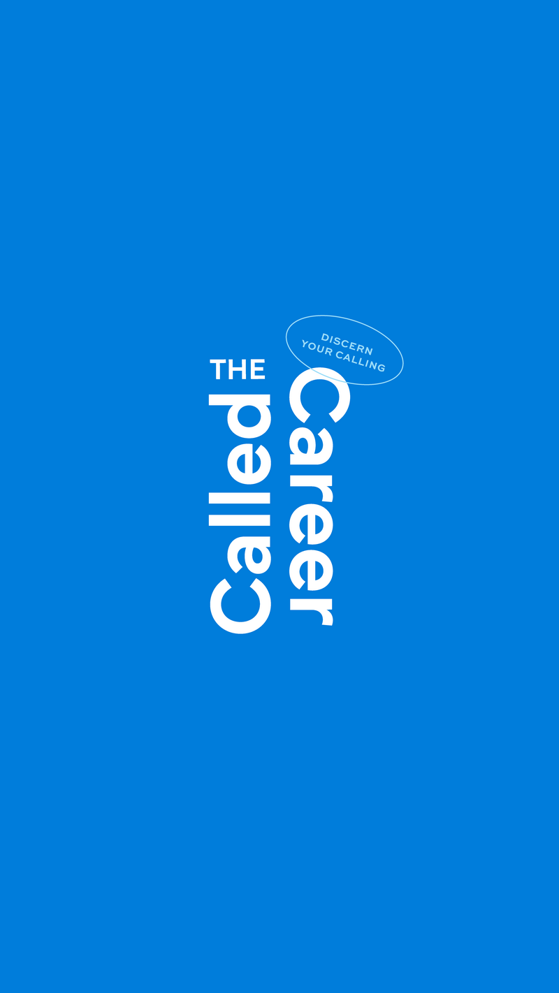 The Called Career logo on a cobalt blue background