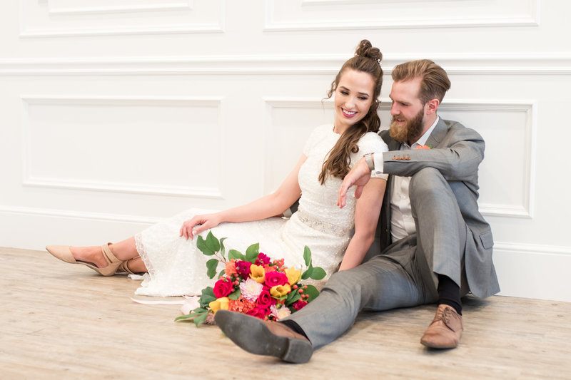 Wedding photograhy indoor portraits 