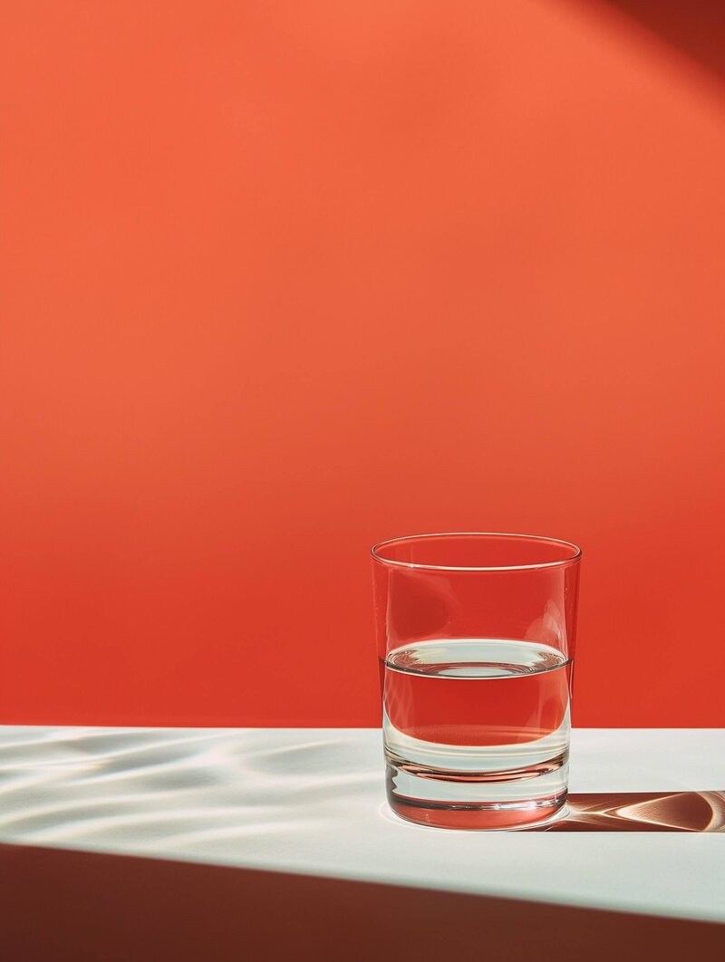 Minimalist Glass of Water 092124