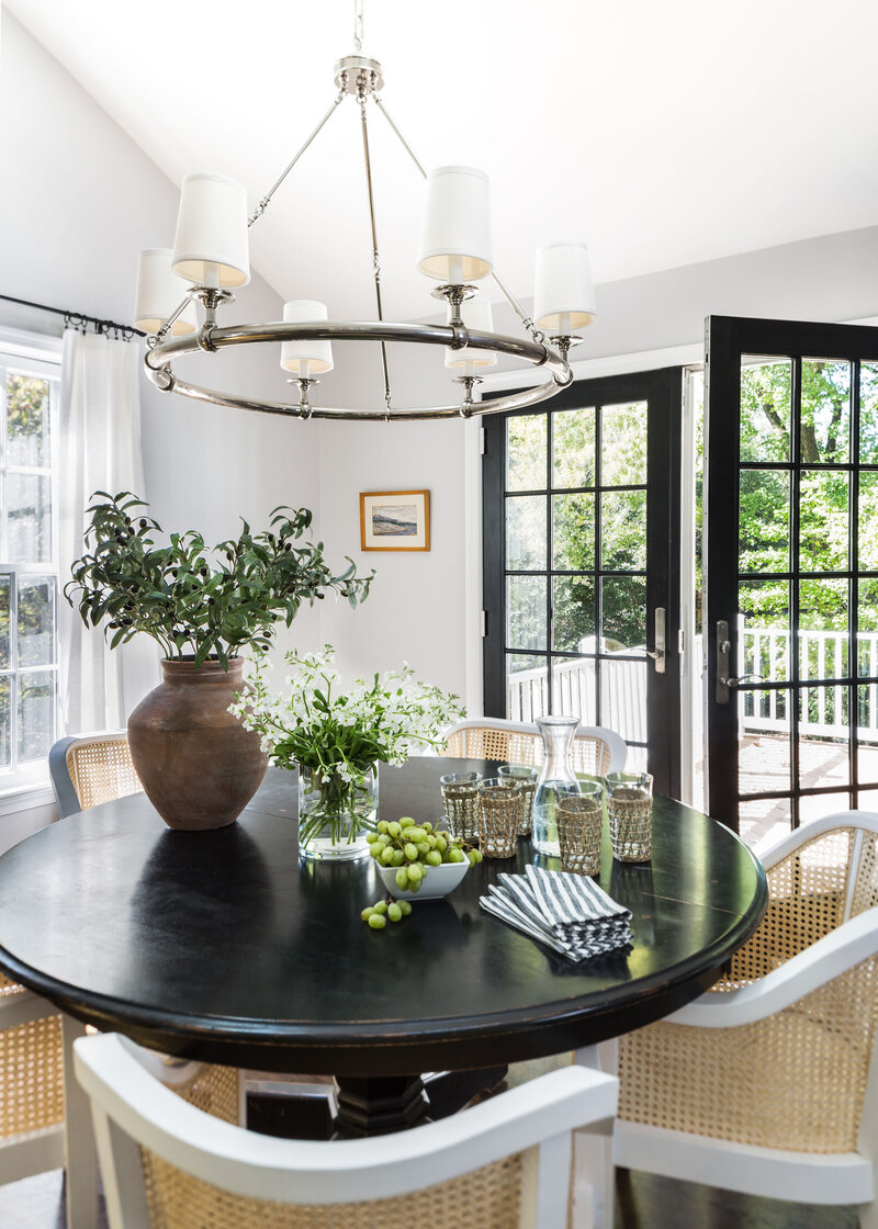 Potomac, MD Interior Design for a dining space