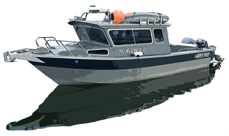 26 foot aluminum hull rental boat in Juneau alaska