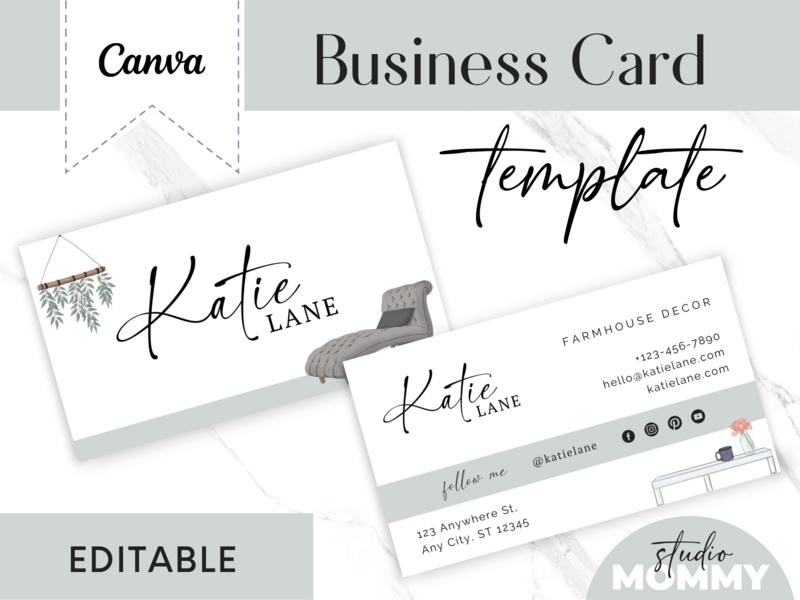 Small Business Thank You Card Printable, Business Package Insert Card - Studio Mommy