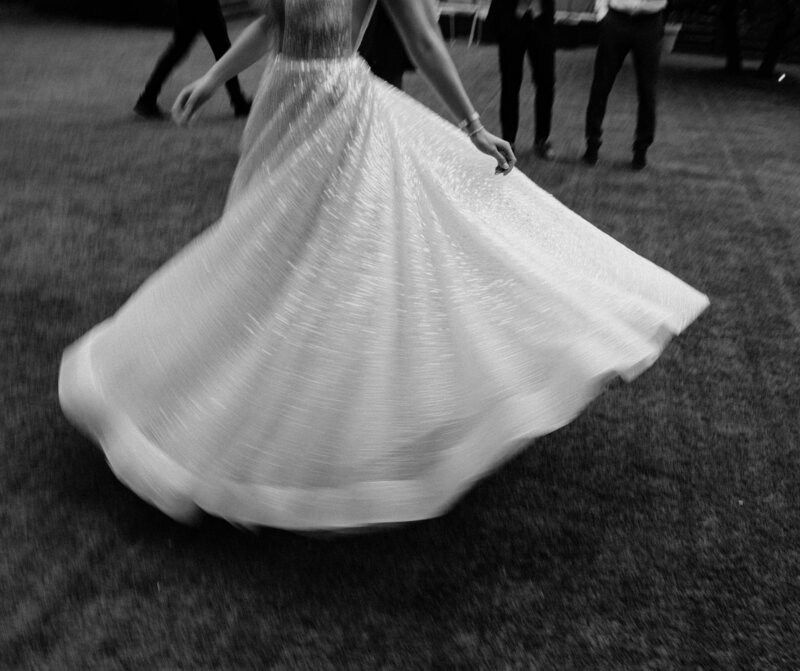 Bridal portrait of a bride getting ready for her wedding.