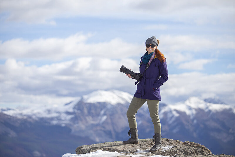 Heather working in Canada