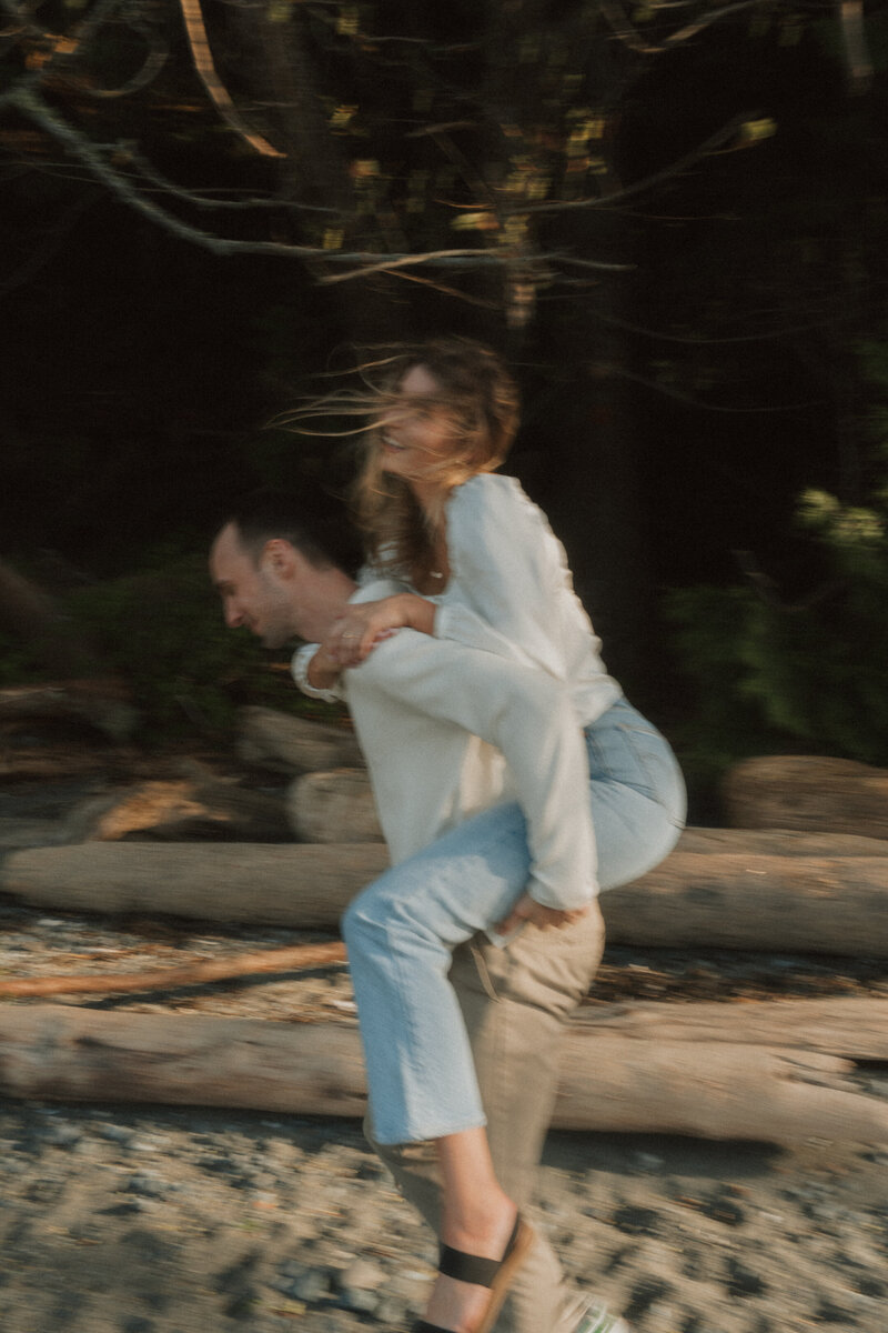 Jordan River engagement session