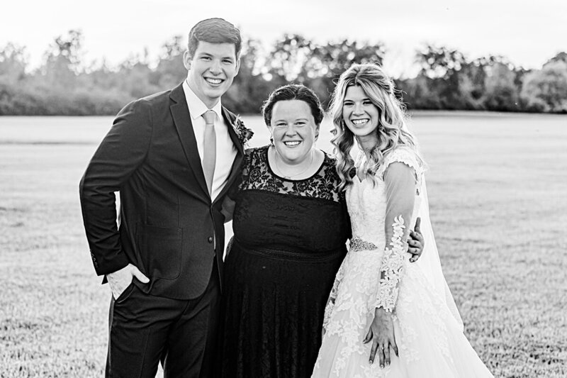 Bride and groom with April Fox Photography