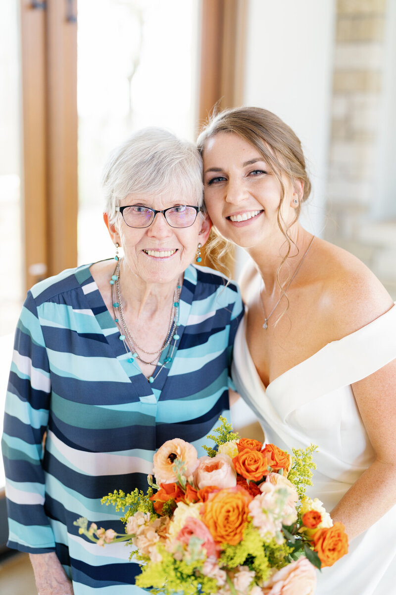 Family portraits at Canyonwood Ridge with Hill Country backdrop