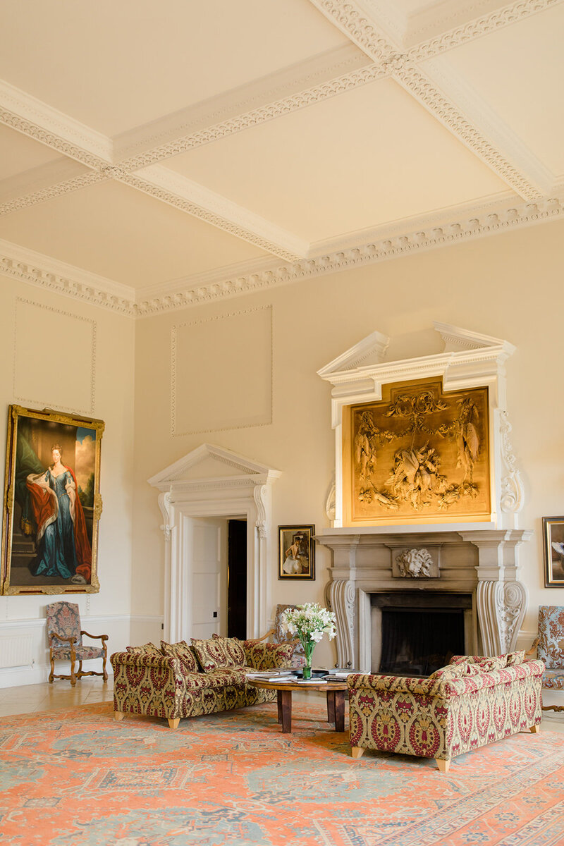 Best wedding venue in Oxford, Kirtlington Park, beautiful State Room