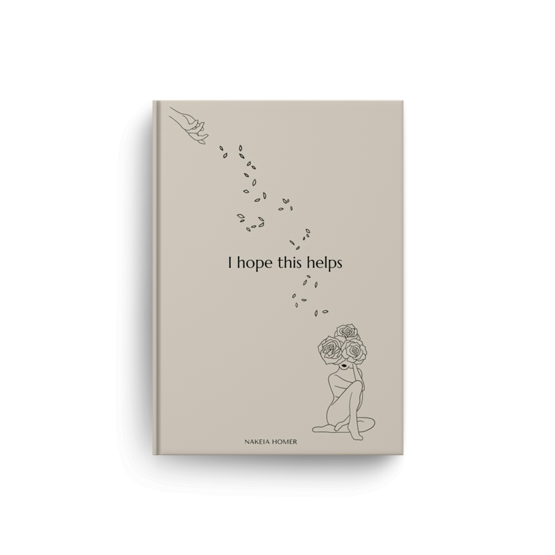 white book cover titled 'I Hope This Helps'