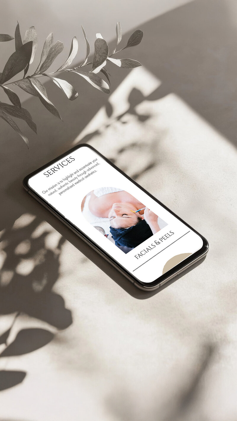 brand and web design for hair salon